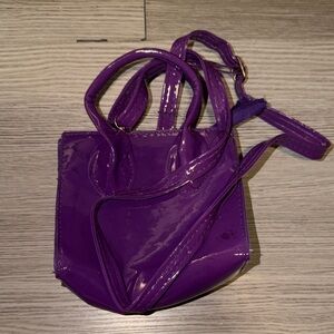 SHEIN Glossy Purple Mini Bag